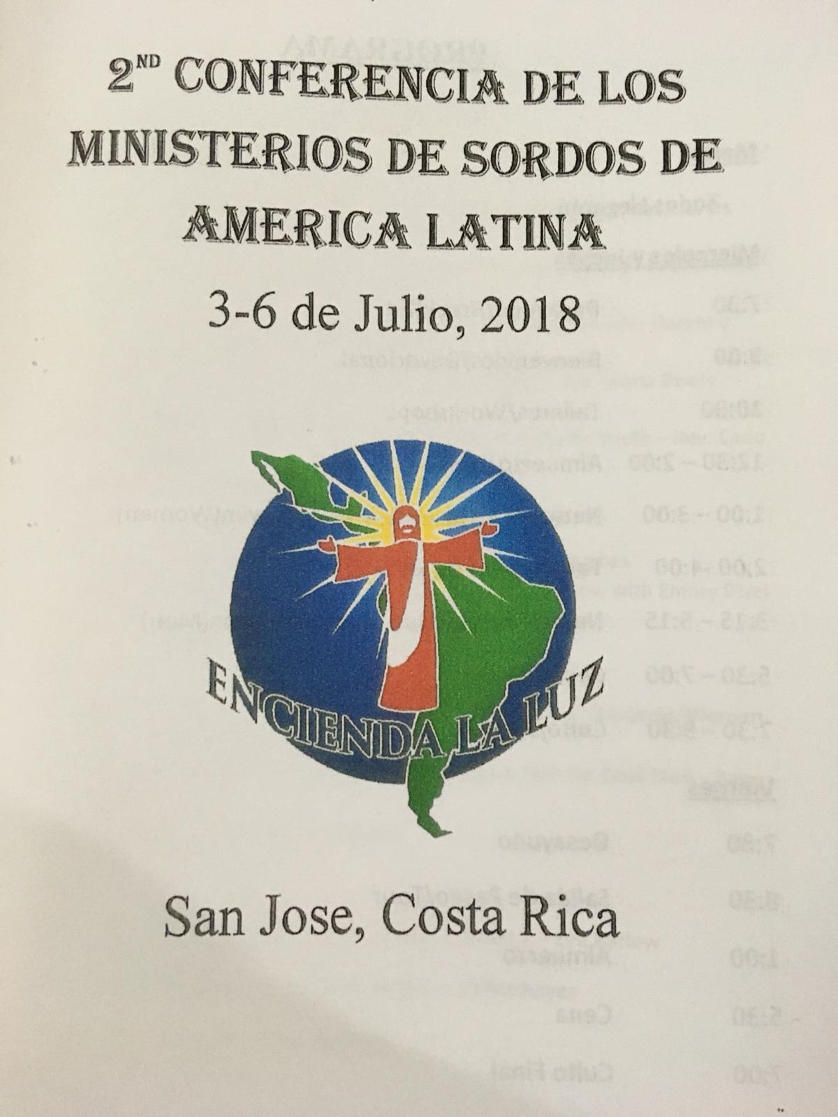 Conferencia de los Ministerios Sordos de América Latina 2018